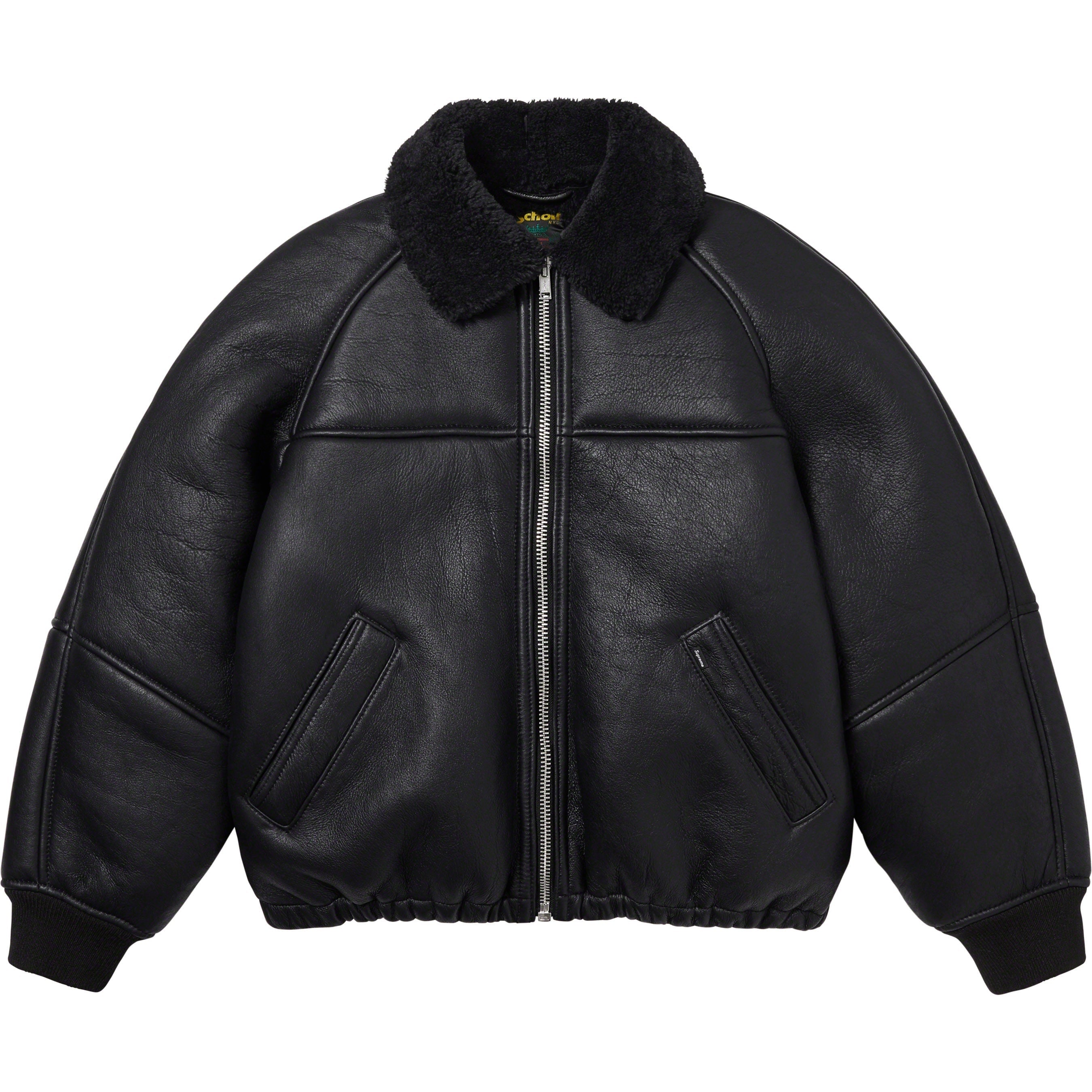 Supreme®/Schott® Shearling Bomber Jacket view 11